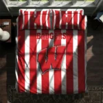 Wisconsin Badgers Stripe Style Bedding Set Best Selling