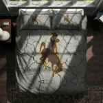 Wyoming Cowboys Cracked Texture Bedding Set Best Selling