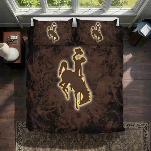 Wyoming Cowboys Red Mist Bedding Set Best Selling