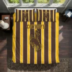 Wyoming Cowboys Stripe Style Bedding Set Best Selling