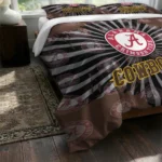 Wyoming Cowboys Sunburst Splatter Bedding Set Best Selling