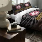 Wyoming Cowboys Sunburst Splatter Bedding Set Best Selling