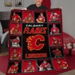 Calgary Flames Blanket - Skin-friendly Material Red 1 remote 1e1a0f00e06e 1.webp