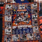 Chicago Bears Blanket - Natural Sheen Finish Orange 1 remote 7c4d82505376 1.webp