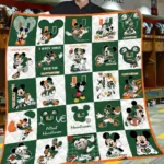 Miami Hurricanes Blanket - Minimalist Stripe Design Green 1 remote 821c13590118 1.webp