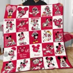 Ohio State Buckeyes Blanket - Honeycomb Grid Pattern Red 1 remote b3d3eac41a04 1.webp