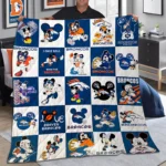 Denver Broncos Blanket - Breathable Airy Texture Blue 1 remote d10e8d24574f 1.webp