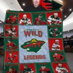 Minnesota Wild Blanket - Skin-friendly Material Green 1 remote d5472e1e343a 1.webp