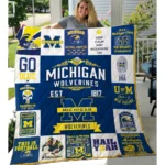 Michigan Wolverines Blanket - Feather-light Weight Feel Blue 1 remote dcf907f211f6 1.webp