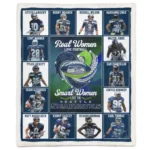 Seattle Seahawks Blanket - Long-lasting Color Fastness Blue 1 sherpablanket front 5181185d 24ed 40e8 be58 4a30e82a31a7 1.webp