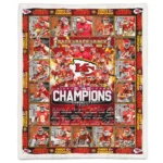 Kansas City Chiefs Blanket - Minimalist Stripe Design Red 1 sherpablanket front a217b5da 5b0d 4255 b6ff 2c9001829dfe 1.webp